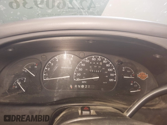1997 Mercury Mountaineer with VIN 4M2DU55P6VUJ41951, listed as a IAAI auction lot 42260936 with 151,667 mi miles and . Bid and sale history available at DreamBid. Image 7.