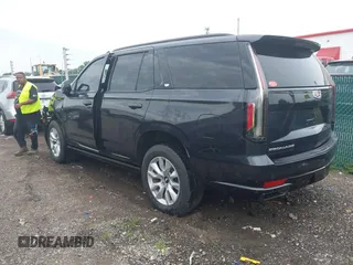 2023 Cadillac Escalade 4WD Sport with VIN 1GYS4FKL8PR153863, listed as a IAAI auction lot 42653740 with Not provided miles and . Bid and sale history available at DreamBid. Image 3.