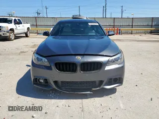 2015 BMW 5 Series 550i with VIN WBAKN9C59FD961491, listed as a Copart auction lot 60208745 with 70,241 mi miles and Salvage title. Bid and sale history available at DreamBid. Image 5.