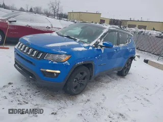2020 Jeep Compass Altitude with VIN 3C4NJCBB6LT162547, listed as a IAAI auction lot 41362410 with 58,643 mi miles and . Bid and sale history available at carsss.com. Image 17.