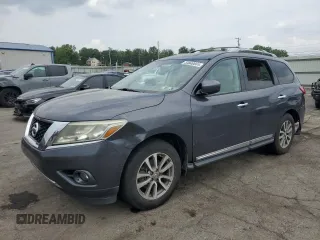 2014 Nissan Pathfinder SL with VIN 5N1AR2MM1EC722713, listed as a Copart auction lot 59849665 with 125,896 mi miles and Salvage title. Bid and sale history available at DreamBid. Image 1.