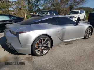 2021 Lexus LC 500h with VIN JTHAP5AY1MA103976, listed as a Copart auction lot 74174914 with Not provided miles and Non repairable. Bid and sale history available at DreamBid. Image 3.