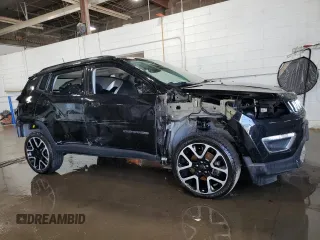2018 Jeep Compass Limited with VIN 3C4NJDCB0JT401186, listed as a Copart auction lot 55660185 with 94,734 mi miles and Non repairable. Bid and sale history available at DreamBid. Image 4.