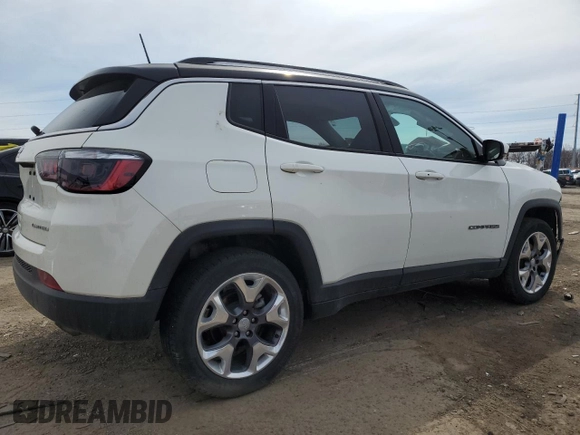 2021 Jeep Compass Limited z VIN 3C4NJDCB0MT522109, wystawiony jako Copart lot #49417625 z przebiegiem 32 700 mil mil oraz Szkoda całkowita • Salvage title. Historia ofert i sprzedaży dostępna na DreamBid. Obrazek 3.
