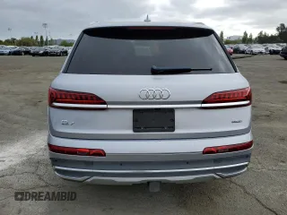 2020 Audi Q7 Premium with VIN WA1AJAF70LD008733, listed as a Copart auction lot 53377775 with 62,285 mi miles and Salvage title. Bid and sale history available at DreamBid. Image 6.