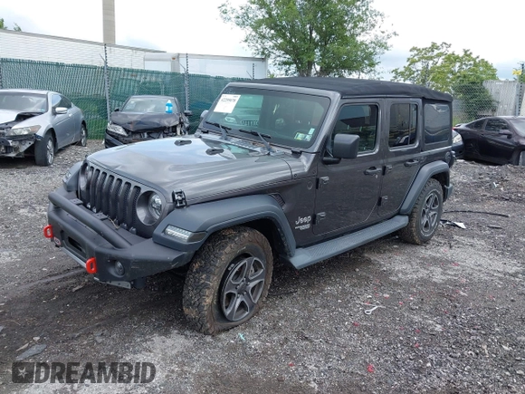 2019 Jeep Wrangler Unlimited Sport S с VIN 1C4HJXDG6KW571640, выставлен на аукционе IAAI как лот 42299078 с пробегом 51 928 миль миль и . История ставок и продаж доступна на DreamBid. Изображение 22.