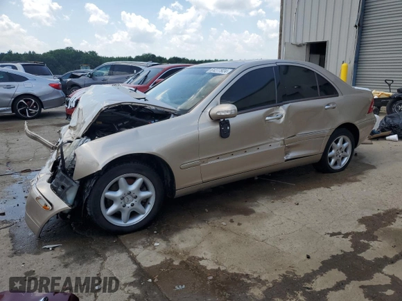 2003 Mercedes-Benz C 320 z VIN WDBRF64J73F306172, wystawiony jako Copart lot #48496185 z przebiegiem 133 717 mil mil oraz Szkoda całkowita • Salvage title. Historia ofert i sprzedaży dostępna na DreamBid. Obrazek 1.