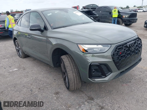 2023 Audi SQ5 Sportback Premium Plus with VIN WA124AFY7P2070703, listed as a IAAI auction lot 40912148 with 19,414 mi miles and . Bid and sale history available at DreamBid. Image 1.