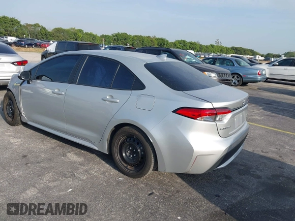 2020 Toyota Corolla LE with VIN 5YFEPRAE2LP099334, listed as a IAAI auction lot 41865895 with 185,215 mi miles. Bid and sale history available at carsss.com. Image 3.