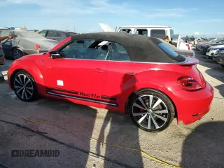 2015 Volkswagen Beetle with VIN 3VW7S7ATXFM807316, listed as a Copart auction lot 74566154 with Not Provided miles and Non Repairable. Bid and sale history available at DreamBid. Image 2.