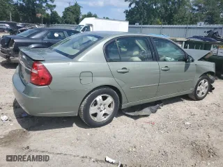 2005 Chevrolet Malibu LT with VIN 1G1ZU54875F107827, listed as a Copart auction lot 70148884 with 81,416 mi miles and Salvage Title. Bid and sale history available at carsss.com. Image 3.