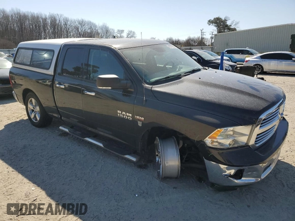 2015 Ram 1500 Big Horn with VIN 1C6RR6GT6FS613566, listed as a Copart auction lot 48373025 with 101,708 mi miles and Salvage Title. Bid and sale history available at carsss.com. Image 4.