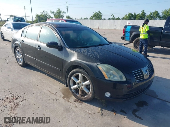 2004 Nissan Maxima SL with VIN 1N4BA41E54C895213, listed as a IAAI auction lot 42262010 with 158,578 mi miles and . Bid and sale history available at DreamBid. Image 1.