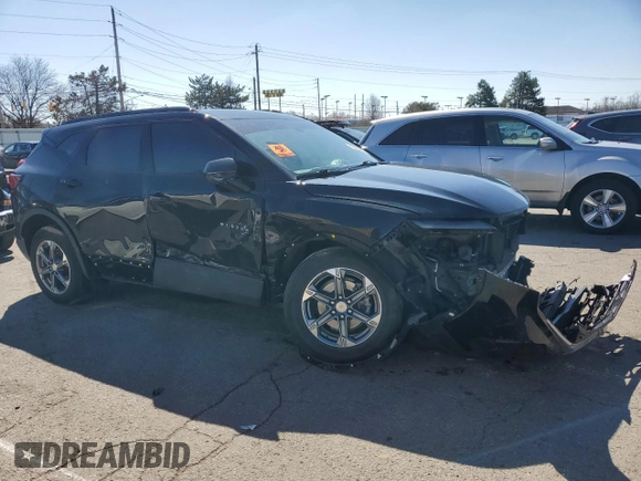 2023 Chevrolet Blazer LT z VIN 3GNKBHR45PS186815, wystawiony jako Copart lot #49468445 z przebiegiem 34 978 mil mil oraz Szkoda całkowita • Salvage title. Historia ofert i sprzedaży dostępna na DreamBid. Obrazek 4.