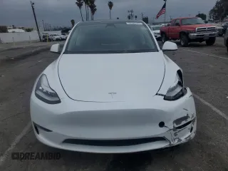 2023 Tesla Model Y Long Range with VIN 7SAYGDEE3PF583883, listed as a Copart auction lot 50920145 with 72,155 mi miles and Salvage Title. Bid and sale history available at DreamBid. Image 5.