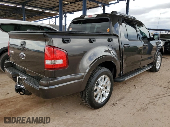 2007 Ford Explorer Sport Trac Limited with VIN 1FMEU33897UA30979, listed as a Copart auction lot 55126065 with 102,175 mi miles and Salvage title. Bid and sale history available at DreamBid. Image 3.