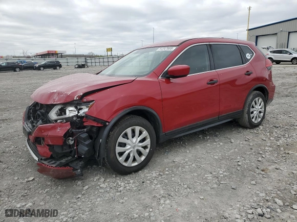 2017 Nissan Rogue S with VIN JN8AT2MT7HW382343, listed as a Copart auction lot 51247855 with 138,260 mi miles and Salvage Title. Bid and sale history available at carsss.com. Image 1.