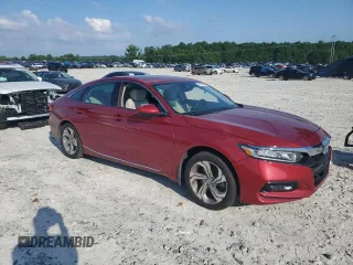 2019 Honda Accord EX-L with VIN 1HGCV2F56KA001813, listed as a Copart auction lot 61689055 with 51,718 mi miles and Salvage title. Bid and sale history available at DreamBid. Image 4.