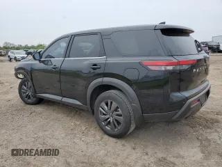 2023 Nissan Pathfinder S with VIN 5N1DR3AA0PC241027, listed as a Copart auction lot 50705045 with 44,829 mi miles and Salvage title. Bid and sale history available at DreamBid. Image 2.