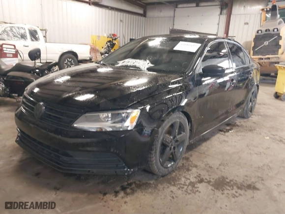 2016 Volkswagen Jetta Sedan 1.4T S with VIN 3VW267AJ2GM302613, listed as a IAAI auction lot 41680493 with 96,658 mi miles. Bid and sale history available at carsss.com. Image 2.