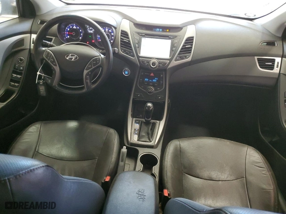 2016 Hyundai Elantra GL with VIN 5NPDH4AE2GH799014, listed as a Copart auction lot 43185425 with 176,286 mi miles and Salvage Title. Bid and sale history available at carsss.com. Image 8.