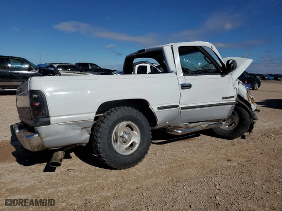 1998 Dodge Ram 1500 with VIN 1B7HC16Y3WS698436, listed as a Copart auction lot 80627794 with 0 mi miles and Non Repairable. Bid and sale history available at carsss.com. Image 3.