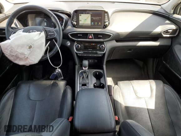 2020 Hyundai Santa Fe Limited with VIN 5NMS5CADXLH208078, listed as a Copart auction lot 52400485 with 60,683 mi miles and Salvage Title. Bid and sale history available at DreamBid. Image 8.