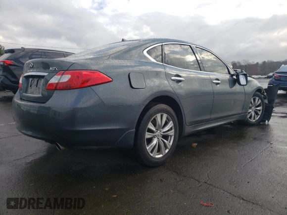 2012 Infiniti M37 with VIN JN1BY1AR1CM396587, listed as a Copart auction lot 52291185 with 145,794 mi miles and Salvage Title. Bid and sale history available at carsss.com. Image 3.