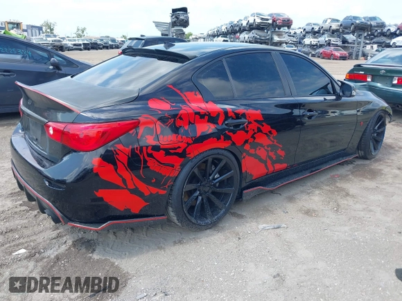 2015 Infiniti Q50 Premium z VIN JN1BV7AR8FM398319, wystawiony jako IAAI lot #42170789 z przebiegiem 86 108 mil mil oraz . Historia ofert i sprzedaży dostępna na DreamBid. Obrazek 4.