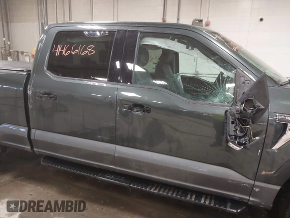 2021 Ford F-150 XL with VIN 1FTFW1E59MKD82204, listed as a IAAI auction lot 41466186 with 56,839 mi miles. Bid and sale history available at carsss.com. Image 6.