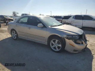 2007 Mazda 6 i Touring with VIN 1YVHP80C875M03349, listed as a Copart auction lot 85820974 with 187,562 mi miles and Salvage Title. Bid and sale history available at DreamBid. Image 4.