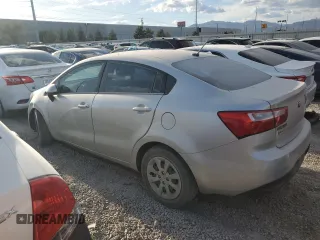 2015 Kia Rio LX with VIN KNADM4A3XF6436038, listed as a Copart auction lot 85834574 with 66,085 mi miles and Salvage Title. Bid and sale history available at carsss.com. Image 2.