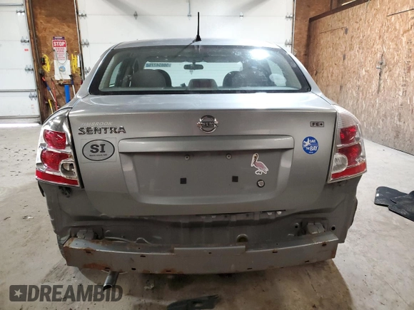 2009 Nissan Sentra 2.0 SL FE+ with VIN 3N1AB61E09L692498, listed as a Copart auction lot 50854775 with 160,802 mi miles and Salvage title. Bid and sale history available at DreamBid. Image 6.