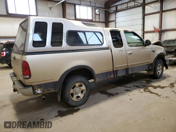 1999 Ford F-150 XL with VIN 2FTRX18L7XCA26296, listed as a Copart auction lot 86344174 with 0 mi miles and Salvage Title. Bid and sale history available at carsss.com. Image 3.