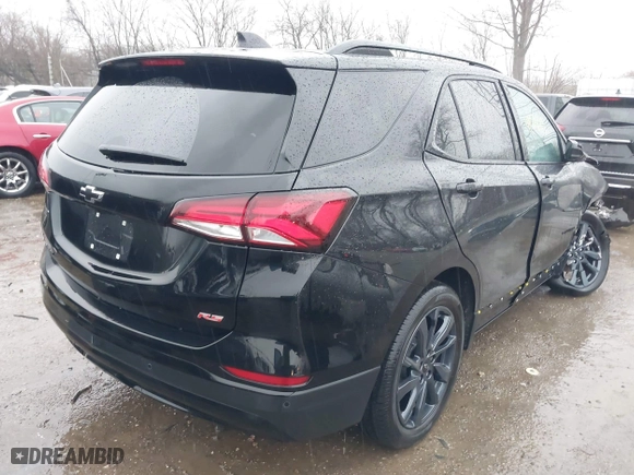 2024 Chevrolet Equinox RS with VIN 3GNAXMEG4RL165800, listed as a IAAI auction lot 41078613 with 19,777 mi miles. Bid and sale history available at carsss.com. Image 4.