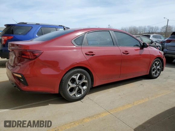 2020 Kia Forte LXS with VIN 3KPF24AD3LE211959, listed as a Copart auction lot 48939205 with 57,811 mi miles and Salvage Title. Bid and sale history available at carsss.com. Image 3.