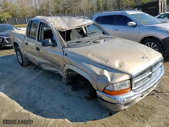 2004 Dodge Dakota SLT with VIN 1D7HL48N64S780605, listed as a Copart auction lot 88696215 with 110,150 mi miles and Salvage Title. Bid and sale history available at carsss.com. Image 10.