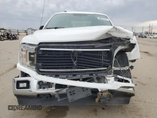 2018 Ford F-150 XL with VIN 1FTEW1E54JFA51448, listed as a Copart auction lot 49823785 with 95,996 mi miles and Salvage Title. Bid and sale history available at carsss.com. Image 5.