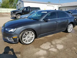 2019 Audi A4 Premium Plus z VIN WAUENAF4XKA076178, wystawiony jako Copart lot #56201285 z przebiegiem 37 088 mil mil oraz Szkoda całkowita • Salvage title. Historia ofert i sprzedaży dostępna na DreamBid. Obrazek 1.