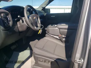 2024 Chevrolet Silverado 1500 Custom with VIN 3GCPDBEK4RG351205, listed as a Copart auction lot 47282645 with 5,950 mi miles and Salvage Title. Bid and sale history available at DreamBid. Image 7.