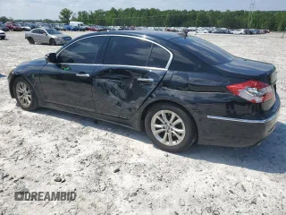2013 Hyundai Genesis 3.8L with VIN KMHGC4DDXDU248177, listed as a Copart auction lot 54860285 with 79,629 mi miles and Salvage title. Bid and sale history available at DreamBid. Image 2.