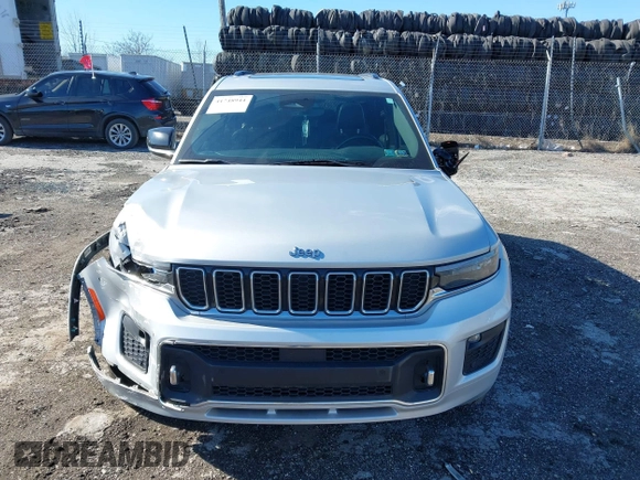 2021 Jeep Grand Cherokee Overland with VIN 1C4RJKDG0M8122002, listed as a IAAI auction lot 41748944 with 88,336 mi miles and . Bid and sale history available at DreamBid. Image 12.