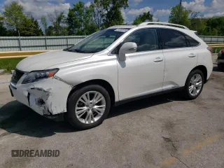 2011 Lexus RX 450h with VIN JTJBC1BA3B2420951, listed as a Copart auction lot 54869515 with 128,716 mi miles and Salvage Title. Bid and sale history available at DreamBid. Image 1.
