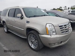 2013 Cadillac Escalade ESV with VIN 1GYS4GEF2DR216804, listed as a IAAI auction lot 42459084 with 159,073 mi miles and . Bid and sale history available at DreamBid. Image 1.