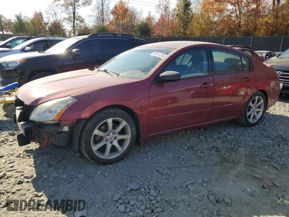 2007 Nissan Maxima 3.5 SE with VIN 1N4BA41E27C814737, listed as a Copart auction lot 78911224 with 128,768 mi miles and Salvage Title. Bid and sale history available at carsss.com. Image 1.
