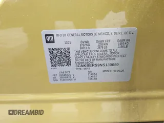 2022 Chevrolet Blazer RS z VIN 3GNKBERS9NS130659, wystawiony jako IAAI lot #39295225 z przebiegiem 48 605 mil mil oraz . Historia ofert i sprzedaży dostępna na DreamBid. Obrazek 9.