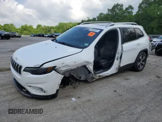 2021 Jeep Cherokee Limited с VIN 1C4PJMDX8MD184726, выставлен на аукционе Copart как лот 57067075 с пробегом Не указан миль и Списание • Salvage title. История ставок и продаж доступна на DreamBid. Изображение 1.