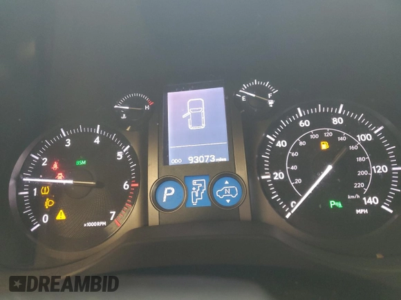2015 Lexus GX 460 Luxury with VIN JTJJM7FX4F5099338, listed as a Copart auction lot 57854125 with 93,073 mi miles and Salvage title. Bid and sale history available at DreamBid. Image 9.