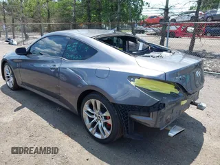 2014 Hyundai Genesis Coupe 2.0T with VIN KMHHT6KD6EU114447, listed as a IAAI auction lot 42561898 with 101,453 mi miles and . Bid and sale history available at DreamBid. Image 3.