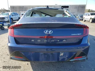 2022 Hyundai Sonata Limited with VIN 5NPEH4J20NH138234, listed as a Copart auction lot 46276105 with 48,886 mi miles and Salvage Title. Bid and sale history available at carsss.com. Image 6.